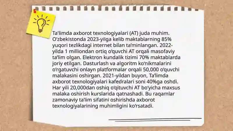 Tibbiyot sohasida axborot texnologiyalari sog'liqni saqlashda muhim rol o'ynaydi 4
