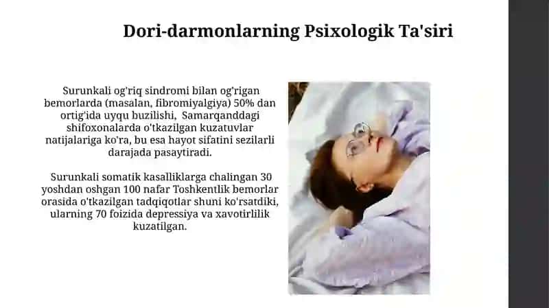 Surunkali somatik kasalliklar bilan og‘rigan bemorlar psixologiyasi 4