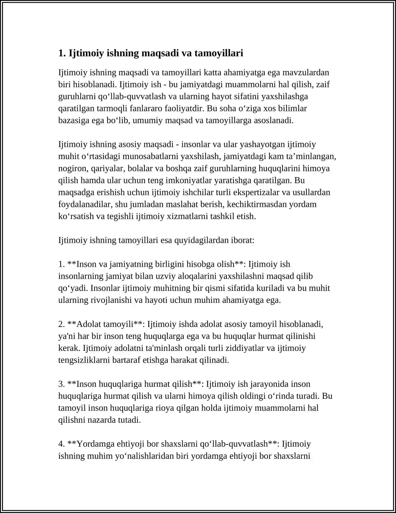 TURLI DAVLATLARDA IJTIMOIY ISHNING AXLOQIY KODEKSLARI 4