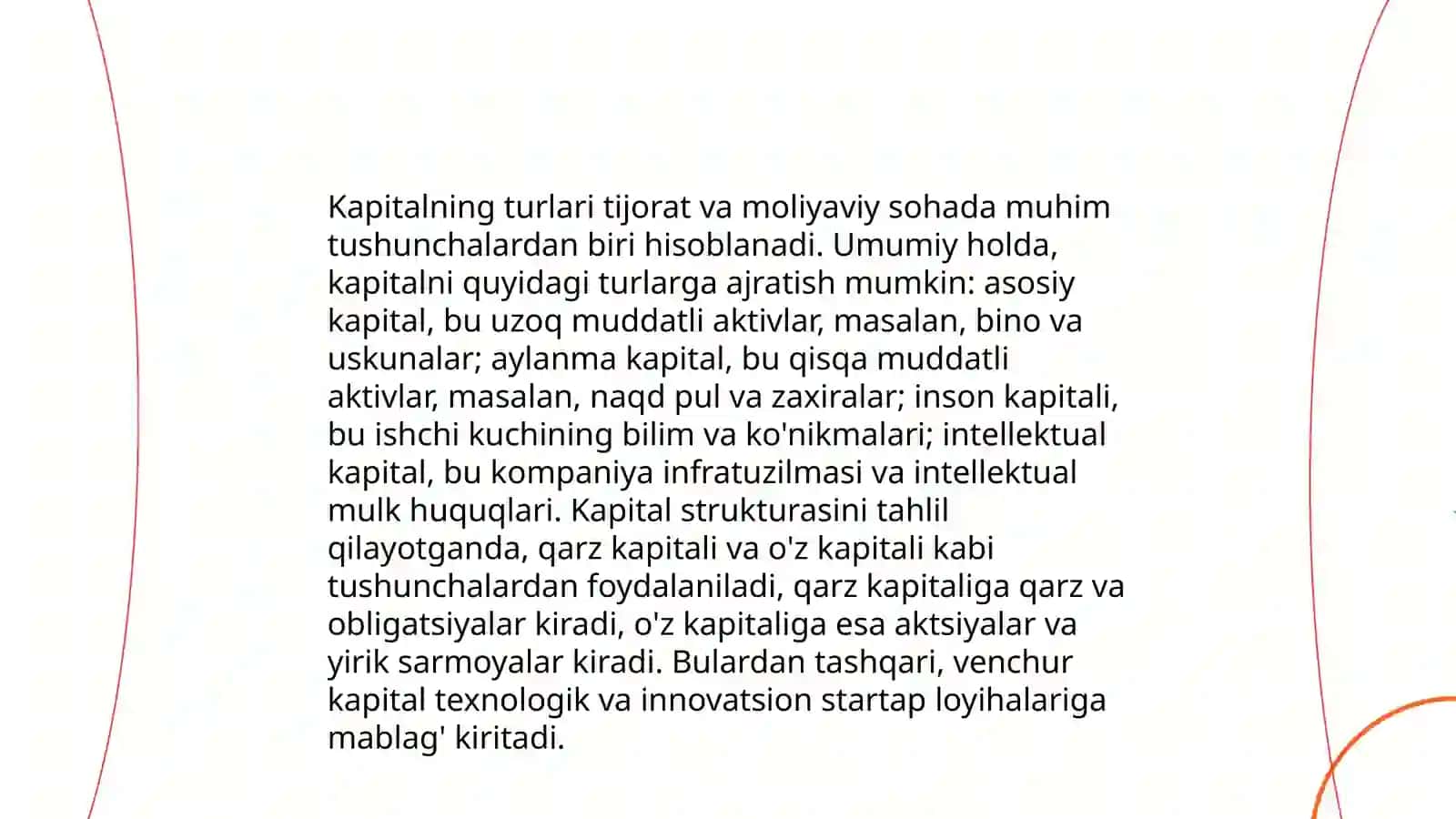 Kapital tarkibi va uning baxosi 4