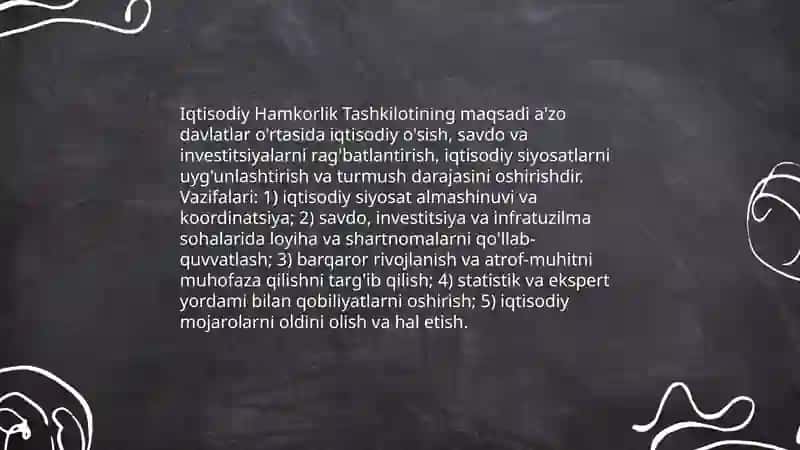 Iqtisodiy Hamkorlik Tashkiloti 4
