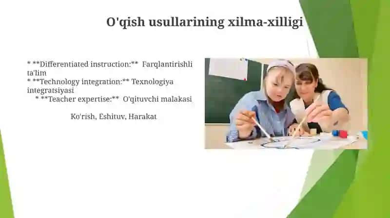 Integratsiyalashgan darslarning samaradorligini oshirish omillari 4