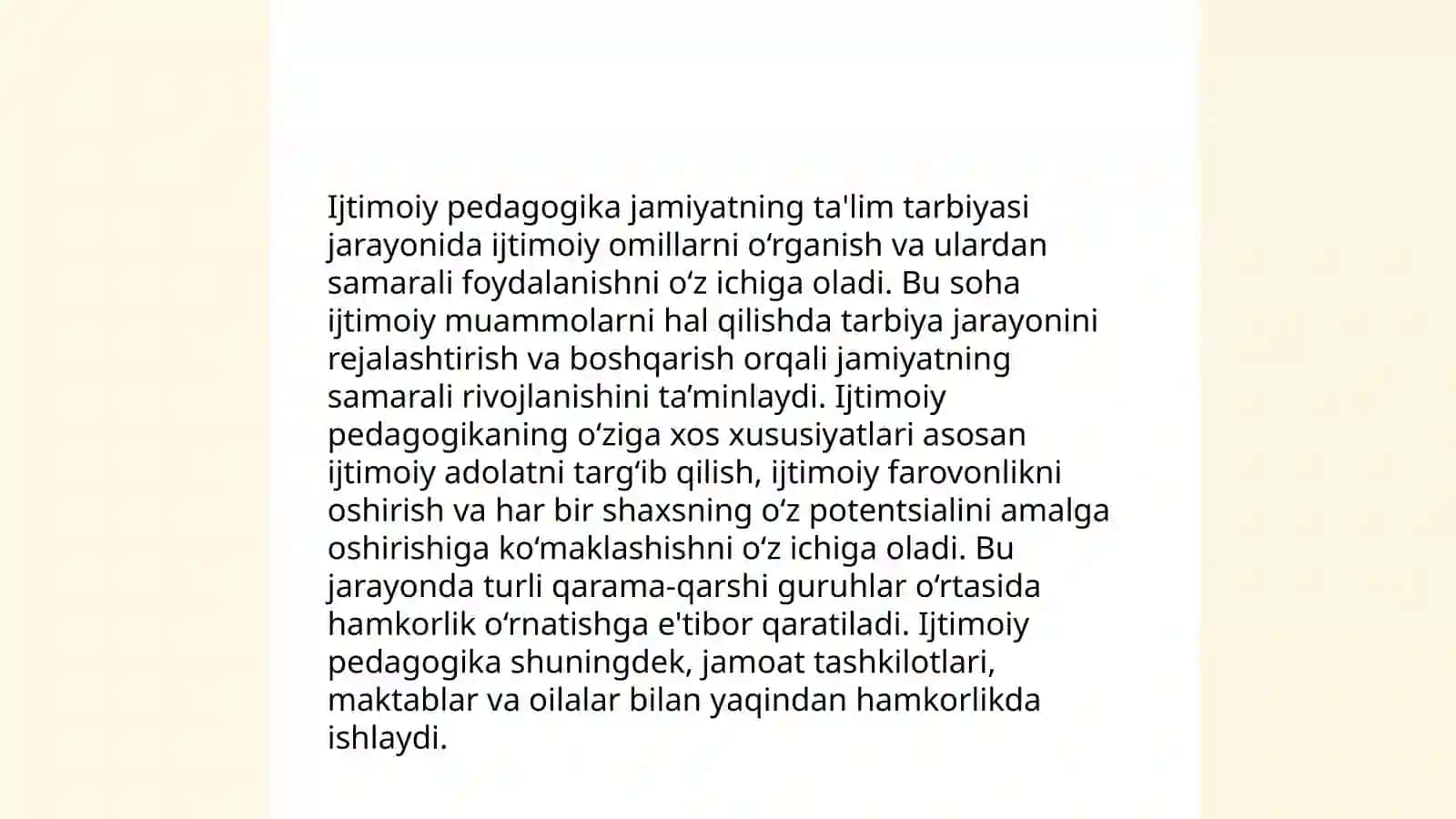 Ijtimoiy pedagogikani va ijtimoiy pedagogik faoliyat rivojining metodologik asoslari 4