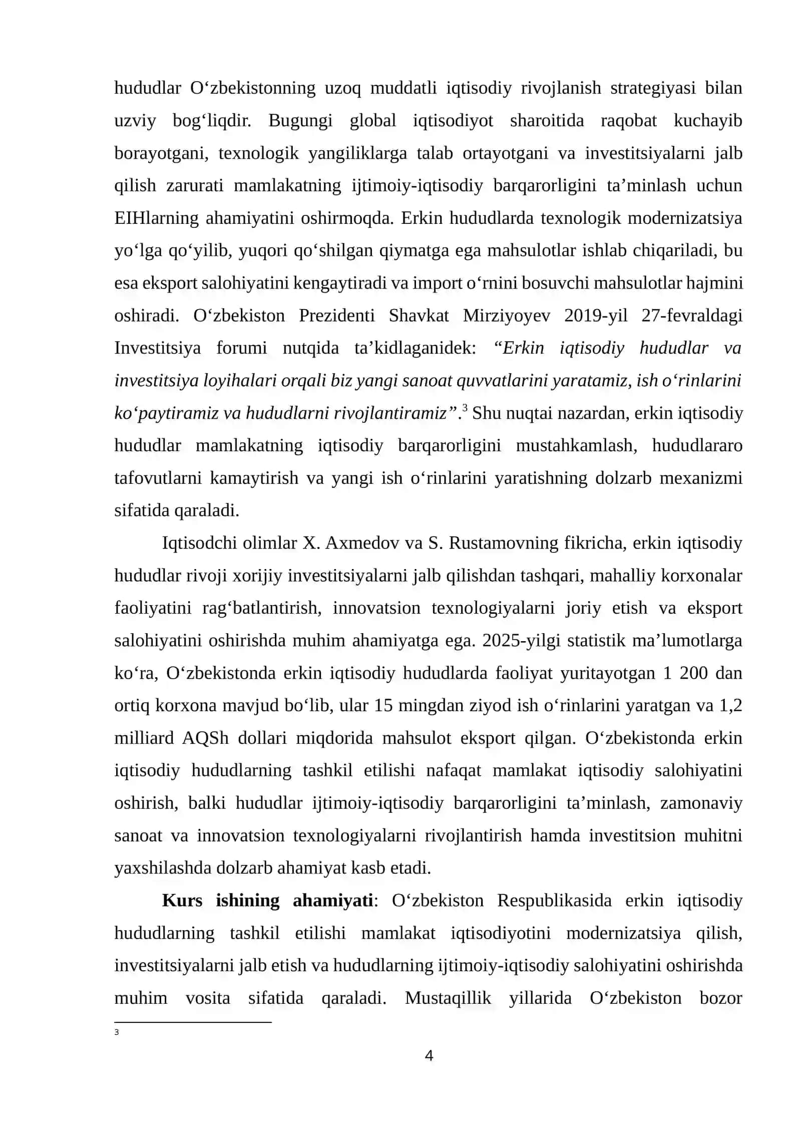 Ôzbekistonda erkin iqtisodiy hududlarning yaratilishi 4