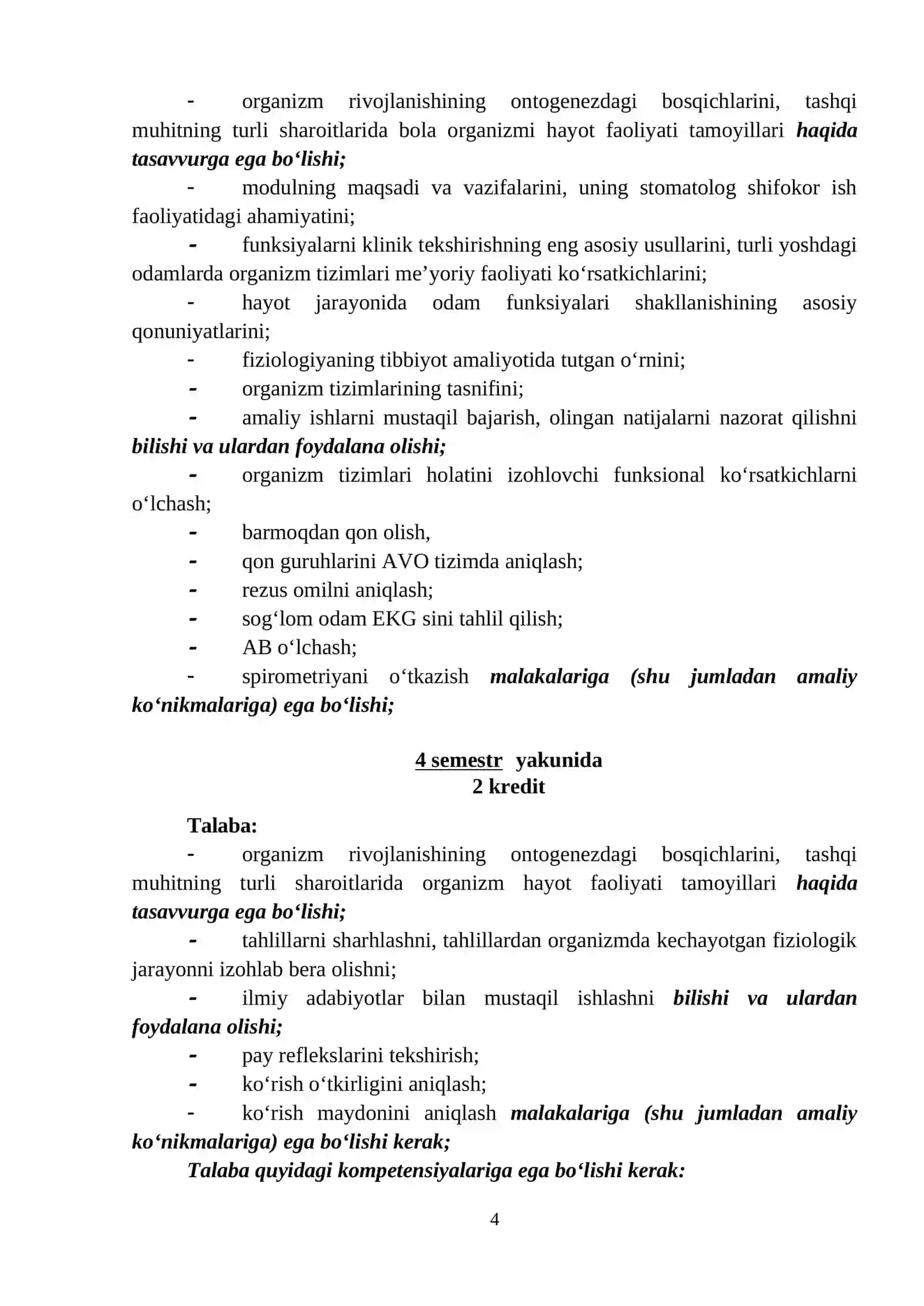 MODULINING ISHCHI O‘QUV DASTURI 4