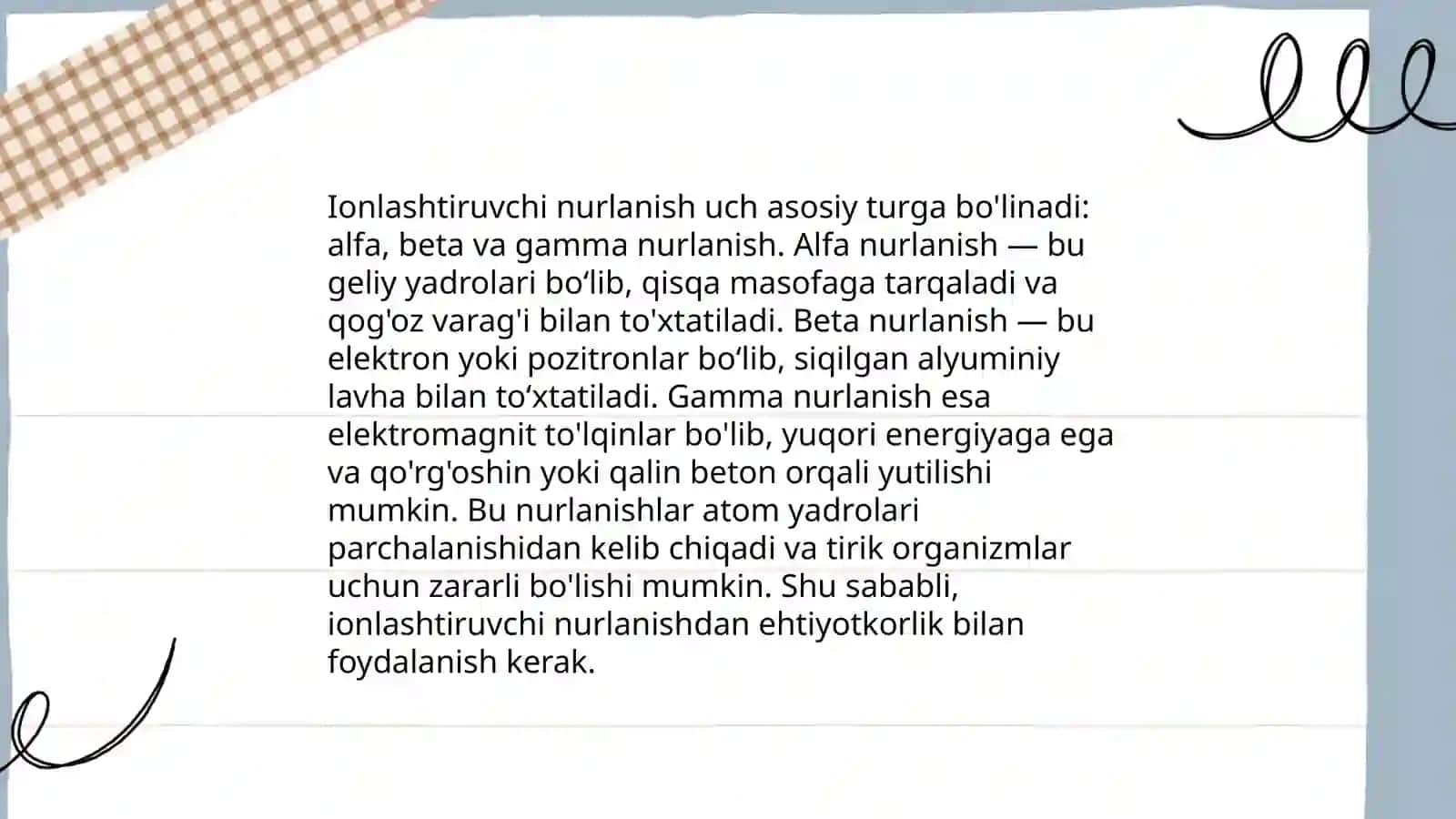 Radioaktiv Nurlarning Inson Organizmiga Ta'siri 4