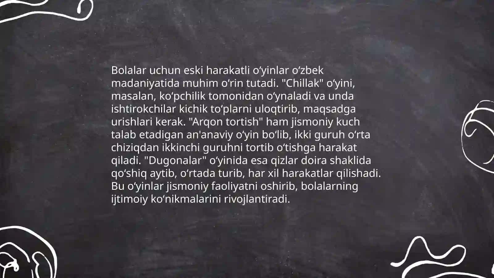 Harakatli òyinlarni o‘tqazish 4