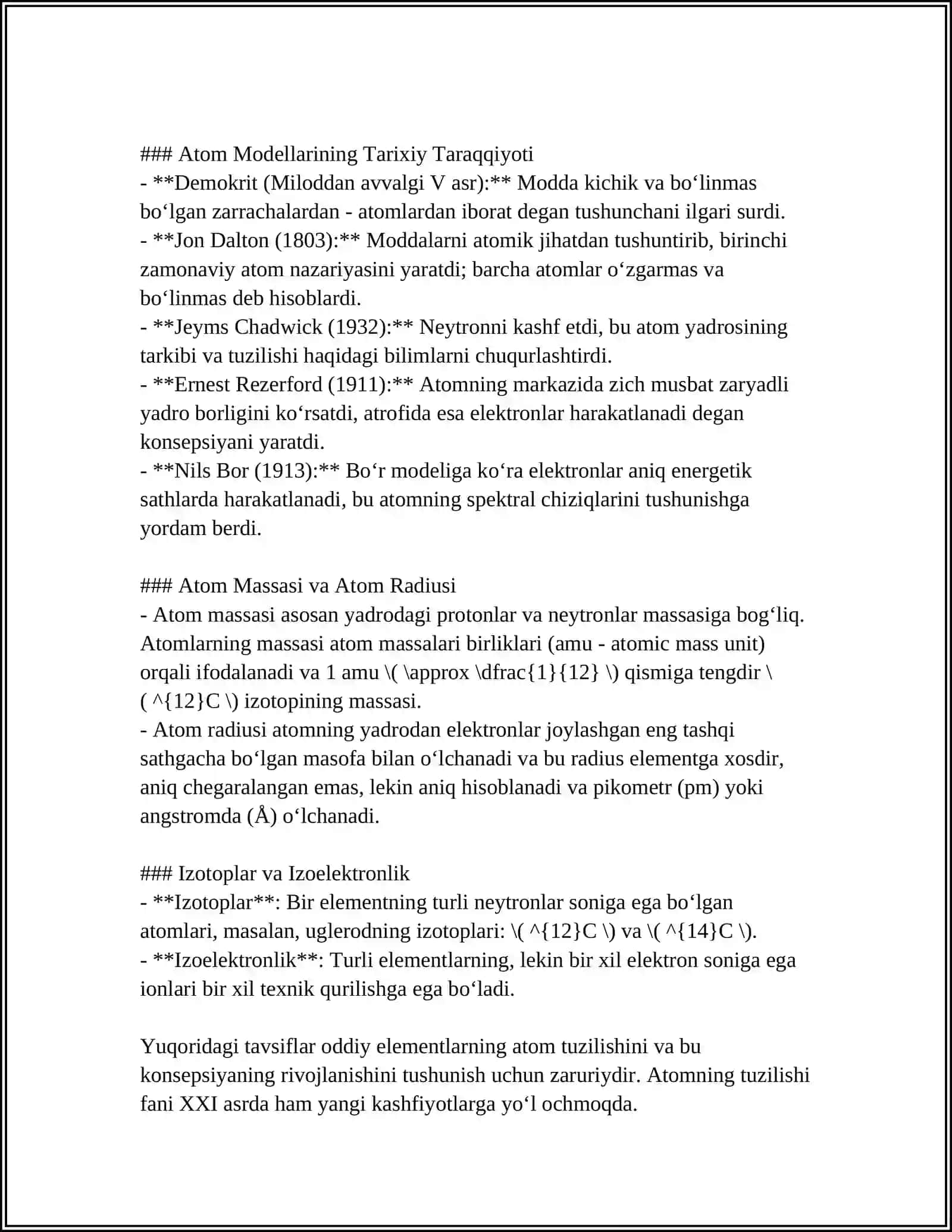 ODDIY VA QATTIQ MODDALARNING TUZILISHI. METALLAR VA QOTISHMALARNING TUZILISHI. IONLI BIRIKMALARNIN TUZILISHI 4