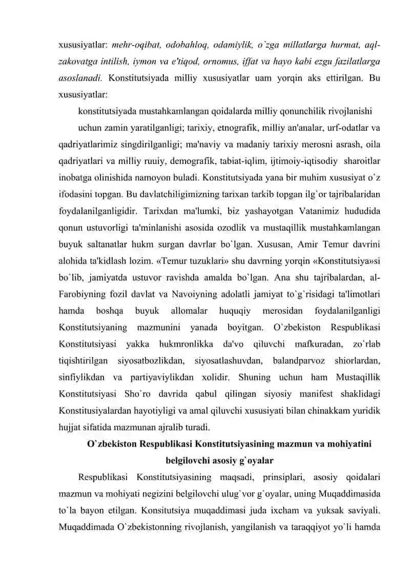 O’zbekiston Respublikasi Konstitutsiyasi 4