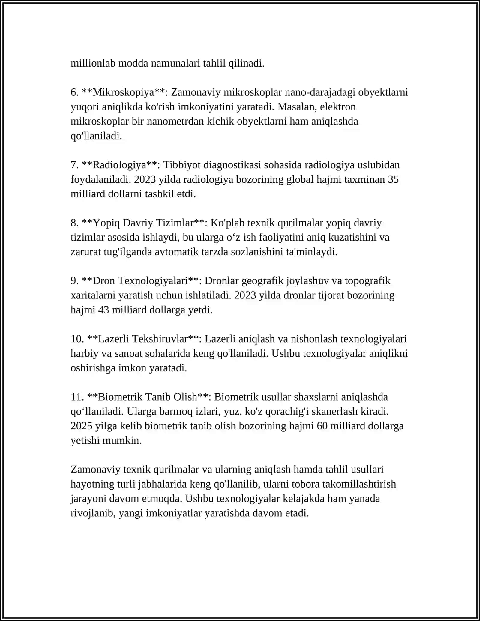 ZAMONAVIY TEXNIK QURULMALAR TAHLILI 4