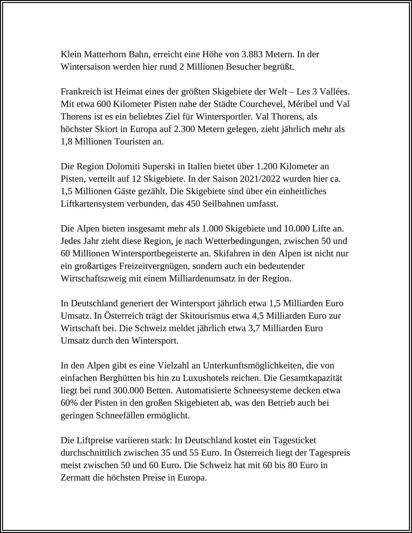 AUFSATZ ZUM THEMA: ”WIE HABE ICH MEIN WINTERFERIEN VERBRACHT” 4