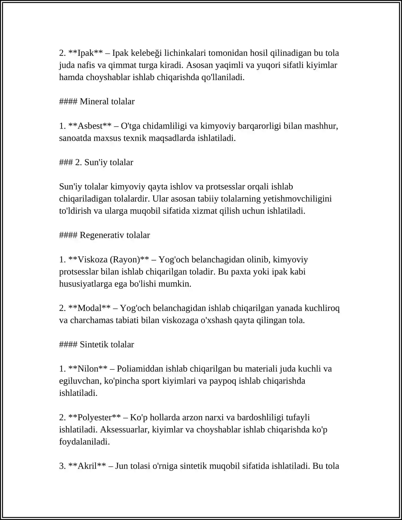 MASSANI TAYYORLASH TEXNOLOGIK SXEMASI 4