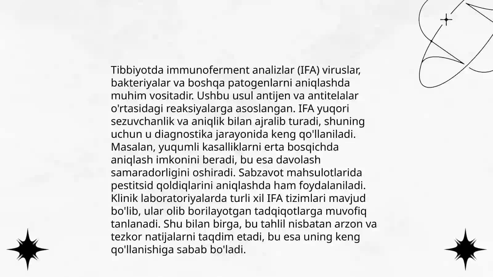 Immunoferment analizi metodlarining tibbiyot amaliyotida qo‘llanilishi 4