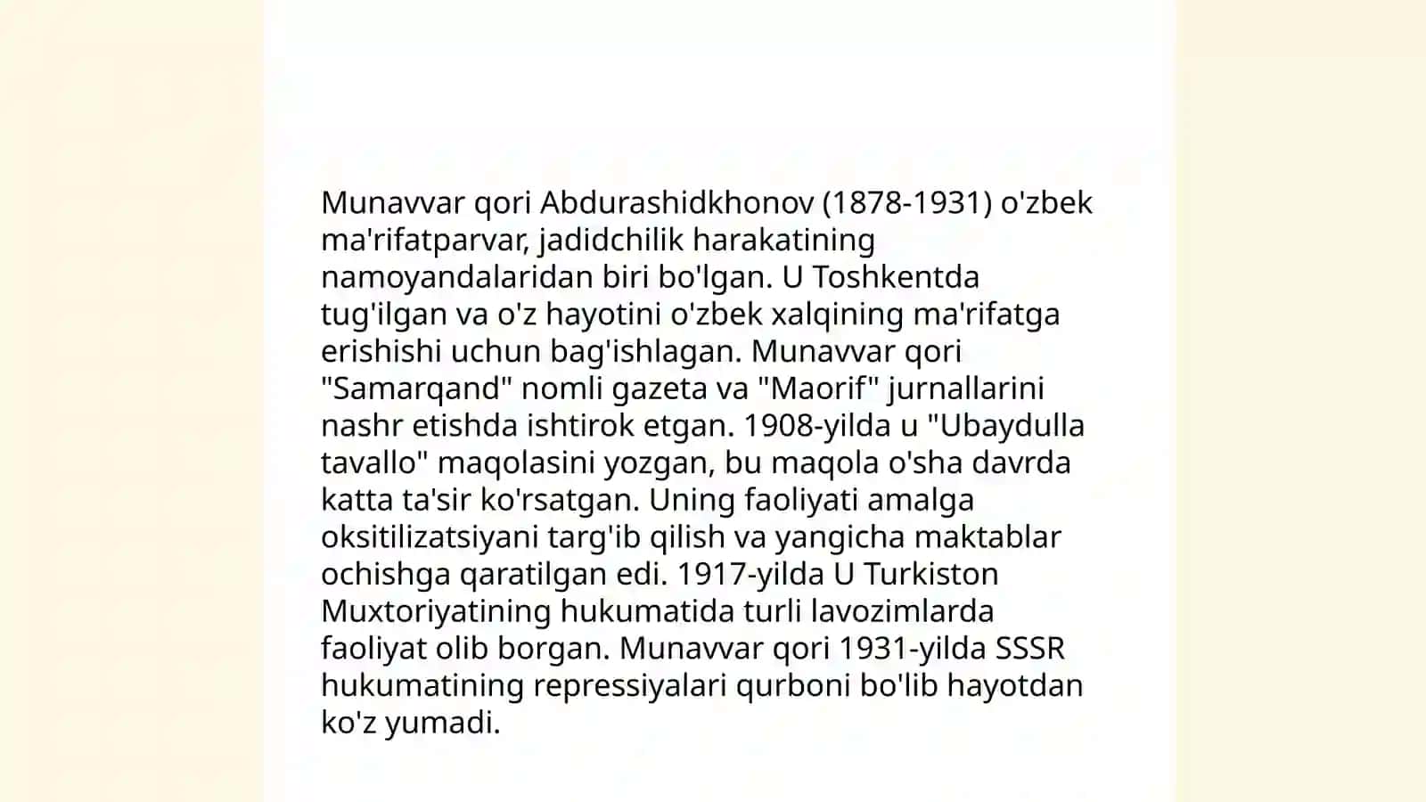 Jadid ma'rifatparvarlarining ólkada ijtimoiy - ma'naviy hayotida tutgan oʻrni 4