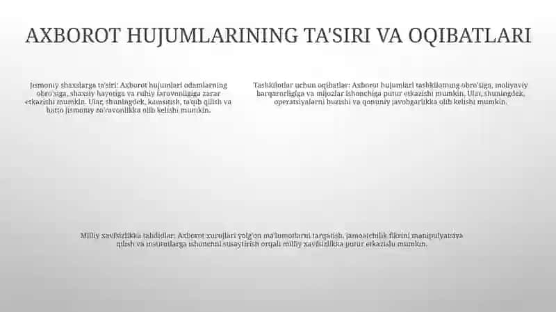 Ijtimoiy Tarmoqlarda Axborot Xurujlari Va Taxdidlar 4