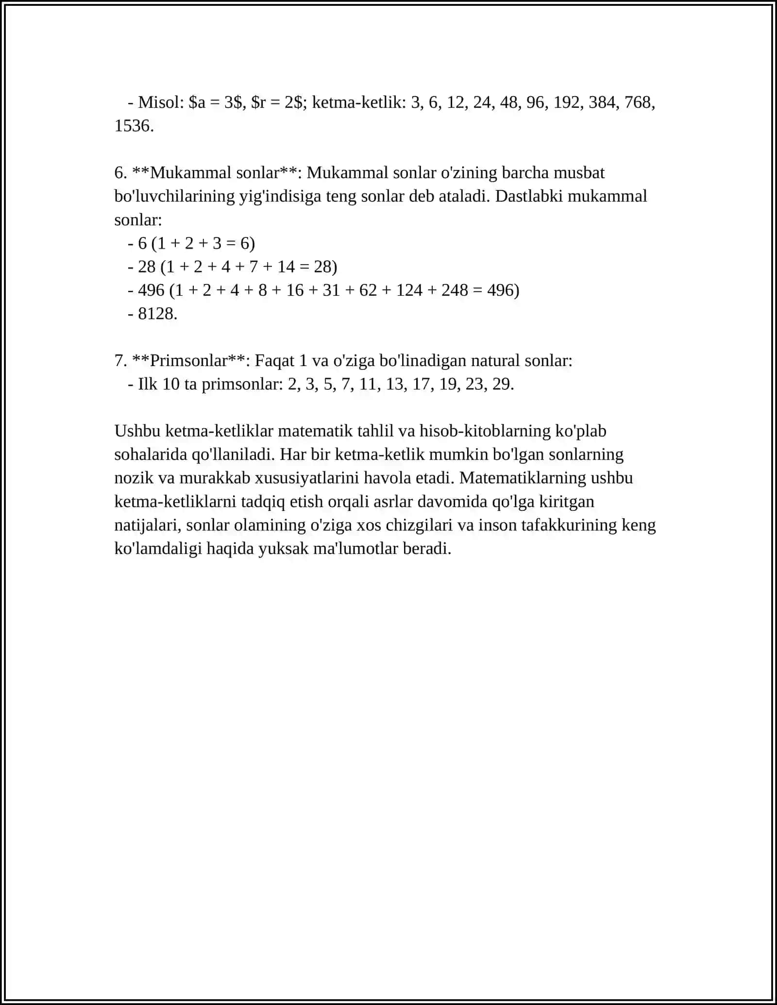 BOSHLANGʻICH SINFLARDA MATEMATIK BOSHQOTIRGICHLAR 4