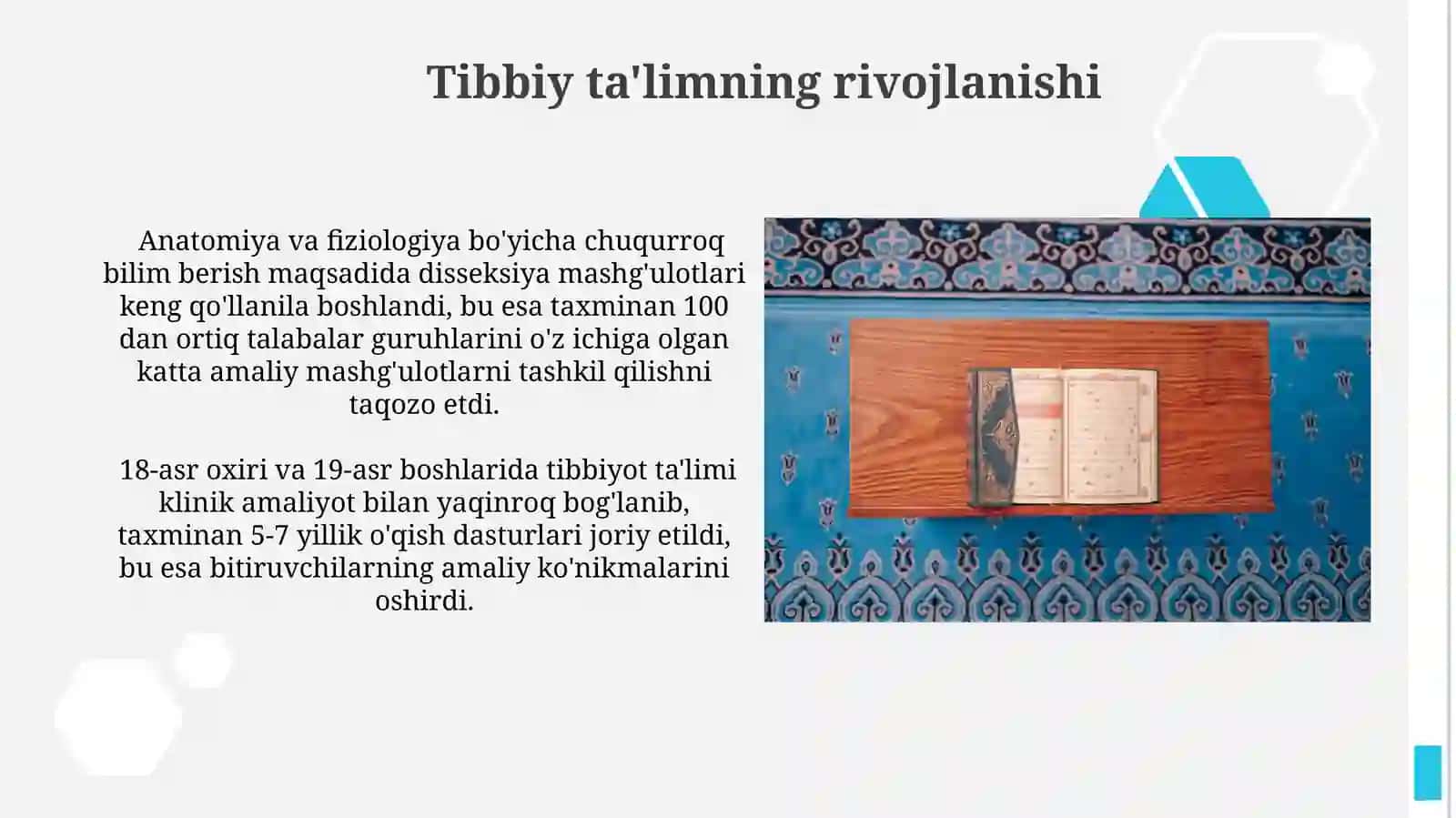 Tibbiyotning va dunyoviy ilmlarning muvaffaqiyatlari 4
