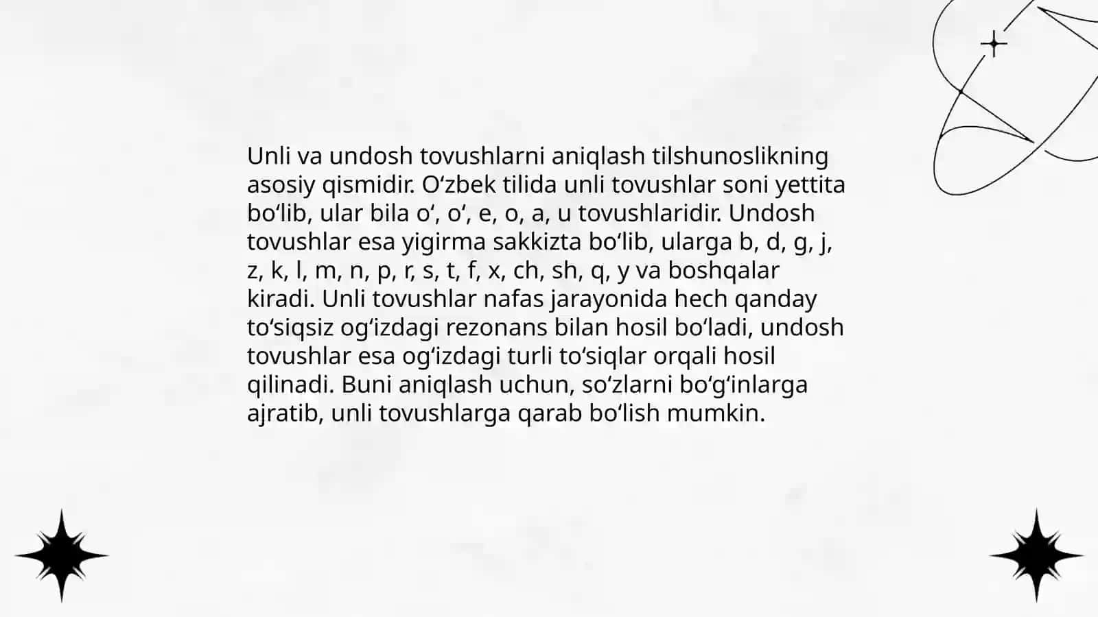 Unli va undosh tovushlarni o‘rganishda orfografik mashqlarni tashkil etish 4