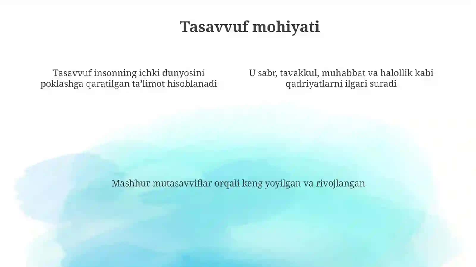 Tasavvuf talimoti ning sharq madaniyatiga tasiri 4