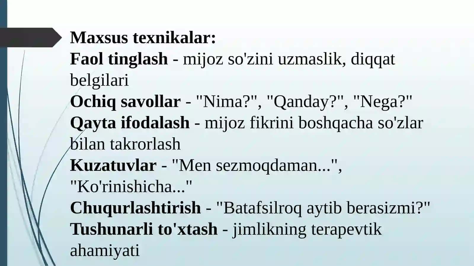 Verbal-kommunikativ metodlar, Psixologiyada korrelyatsion tadqiqotlar, Statistik farazlar va ularni tekshirish usullari 4