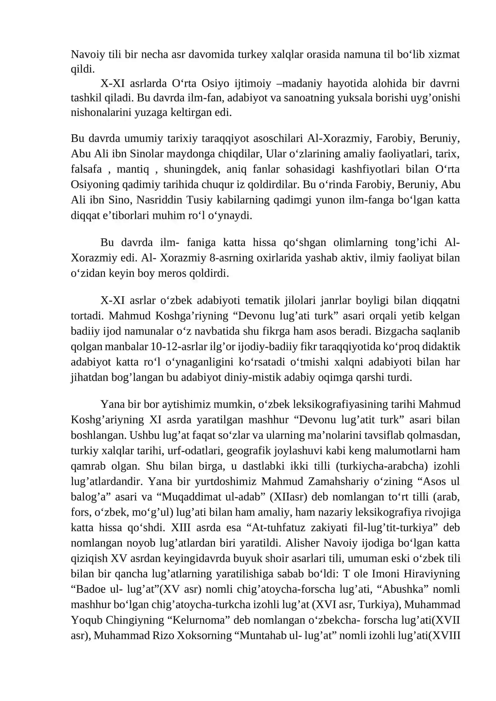 Til va terminologiya.O‘zbek terminologiyasining taraqqiyot bosqichlari 4