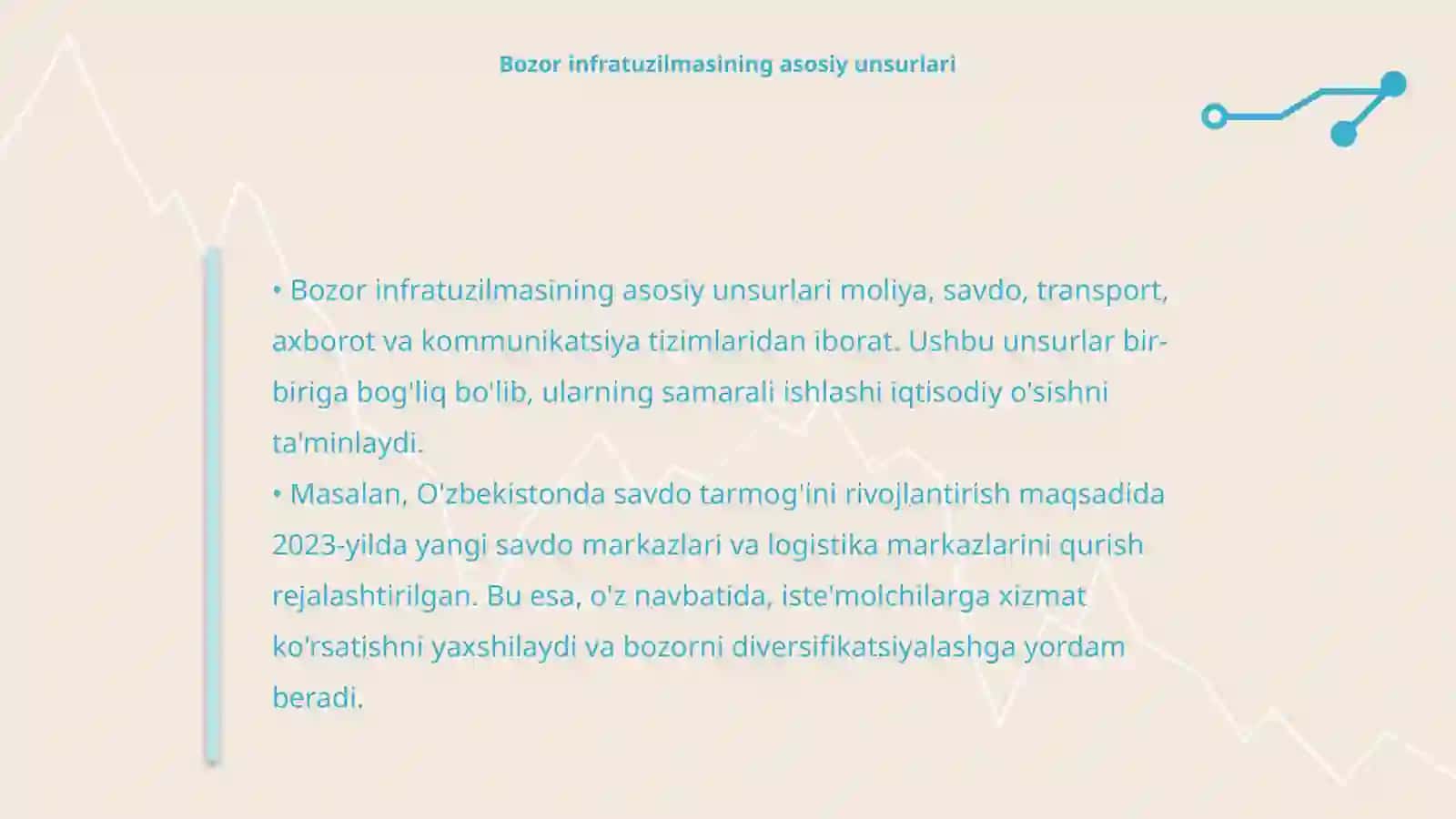 Bozor infratuzilmasi va uning unsurlari 4