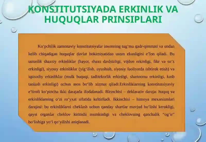 Istiqbol siyosatida erkinlashtirish 4