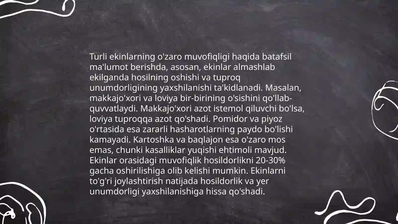 Qisqa rotatsiyali almashlab ekish tizimi 4