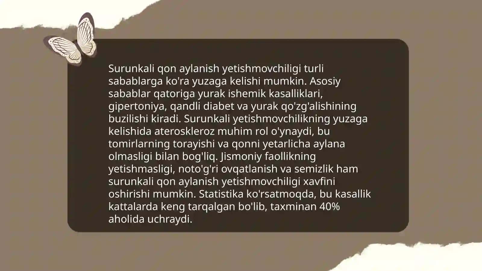 Surunkali qon aylanish yetishmovchiligi 4