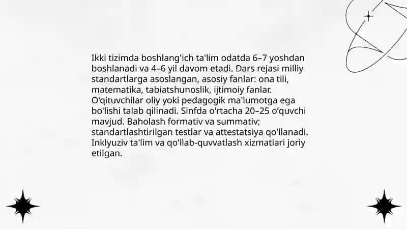 Germaniya ta'lim tizimi va O'zbekiston ta'lim tizimi bilan o'xshashliklari 4