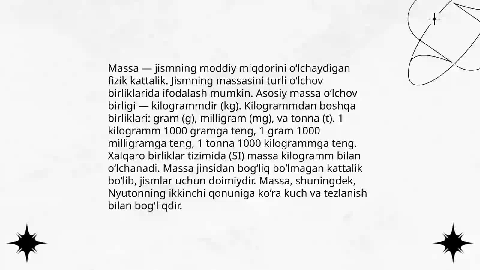 Xalqaro o'lchov birlikdagi bog'liqlik 4