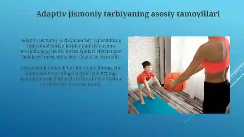 Adaptiv jismoniy tarbiya boʻyicha õrgatish usullari 4