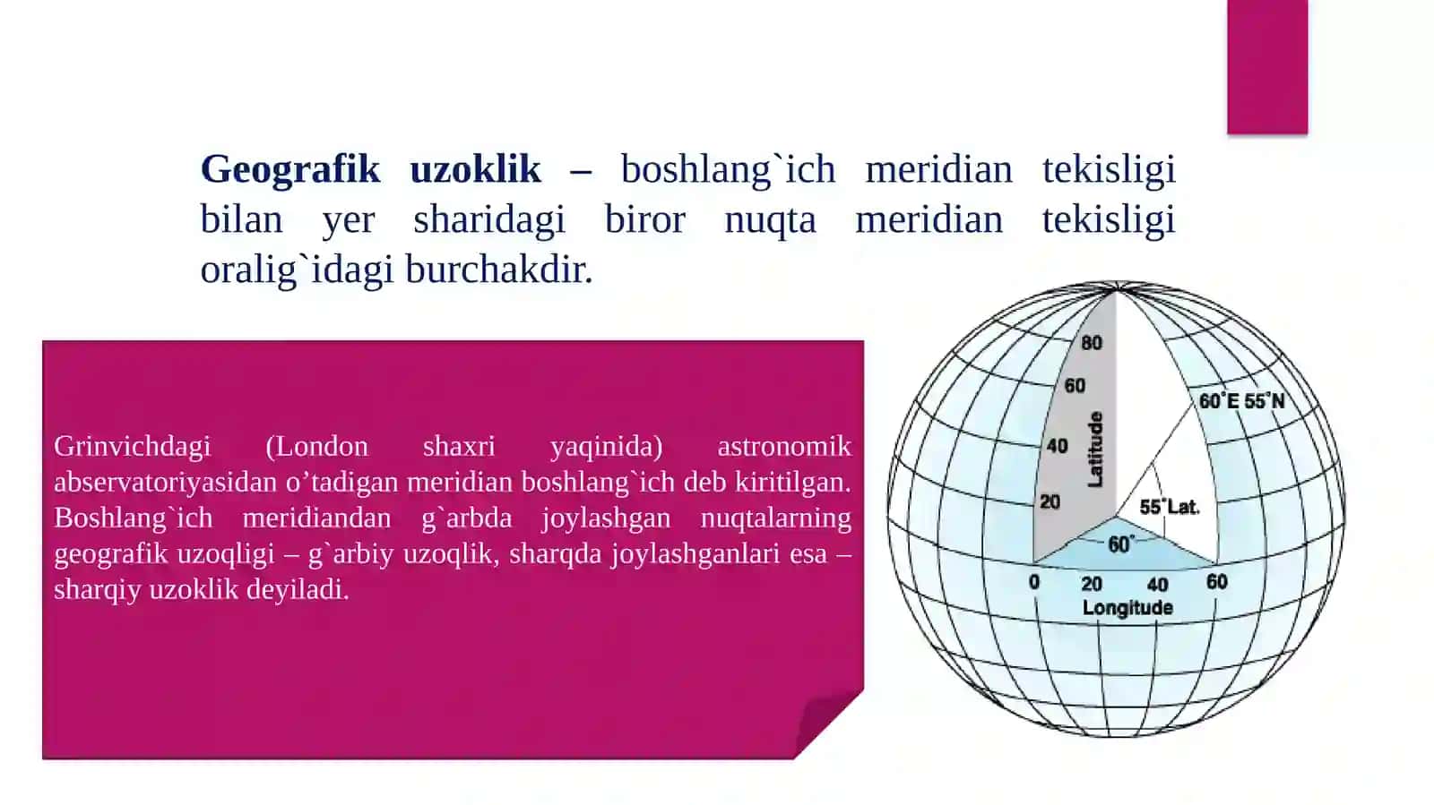 Geodeziyada Qo'llaniladigan Koordinatalar Sistemas 4