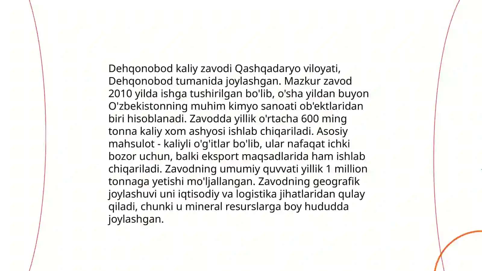 Dehqonobod kali zavodi haqida 4
