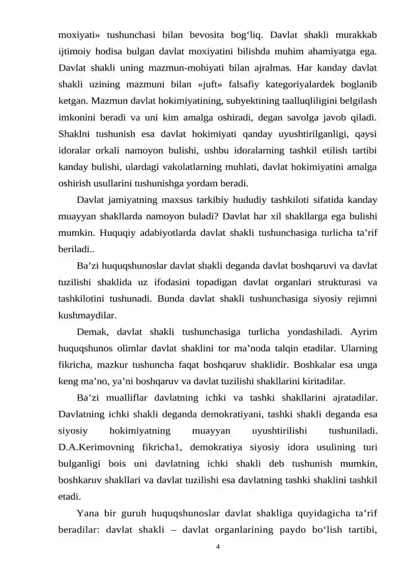 Davlatning Shakllari 4