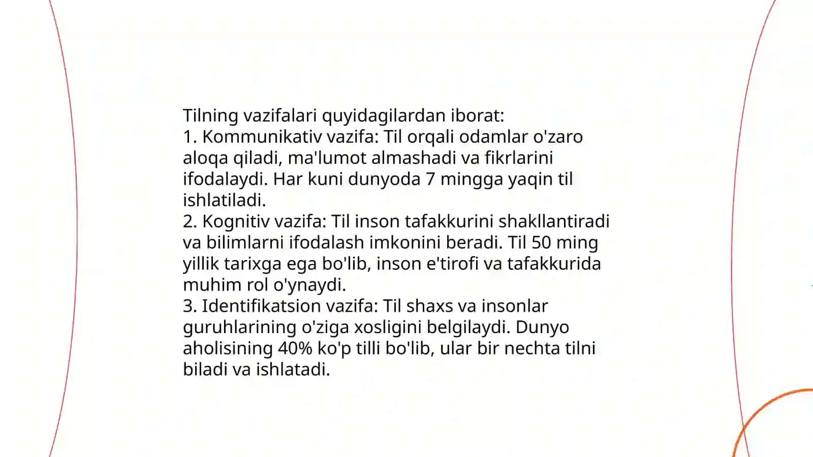 Tilning mohiyati ta'rifi va vazifalari 4