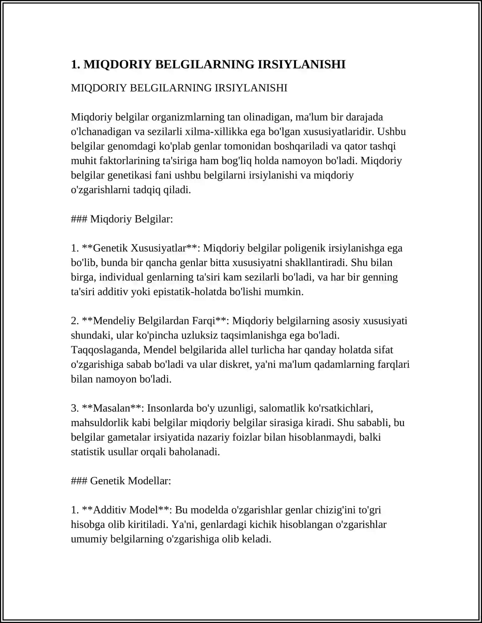 MIQDORIY BELGILARNING IRSIYLANISHI 4