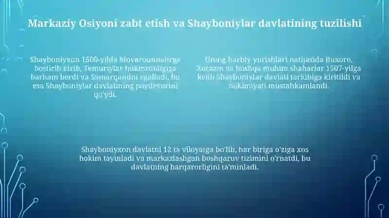 Shayboniyxonning hayoti va ijodi 4