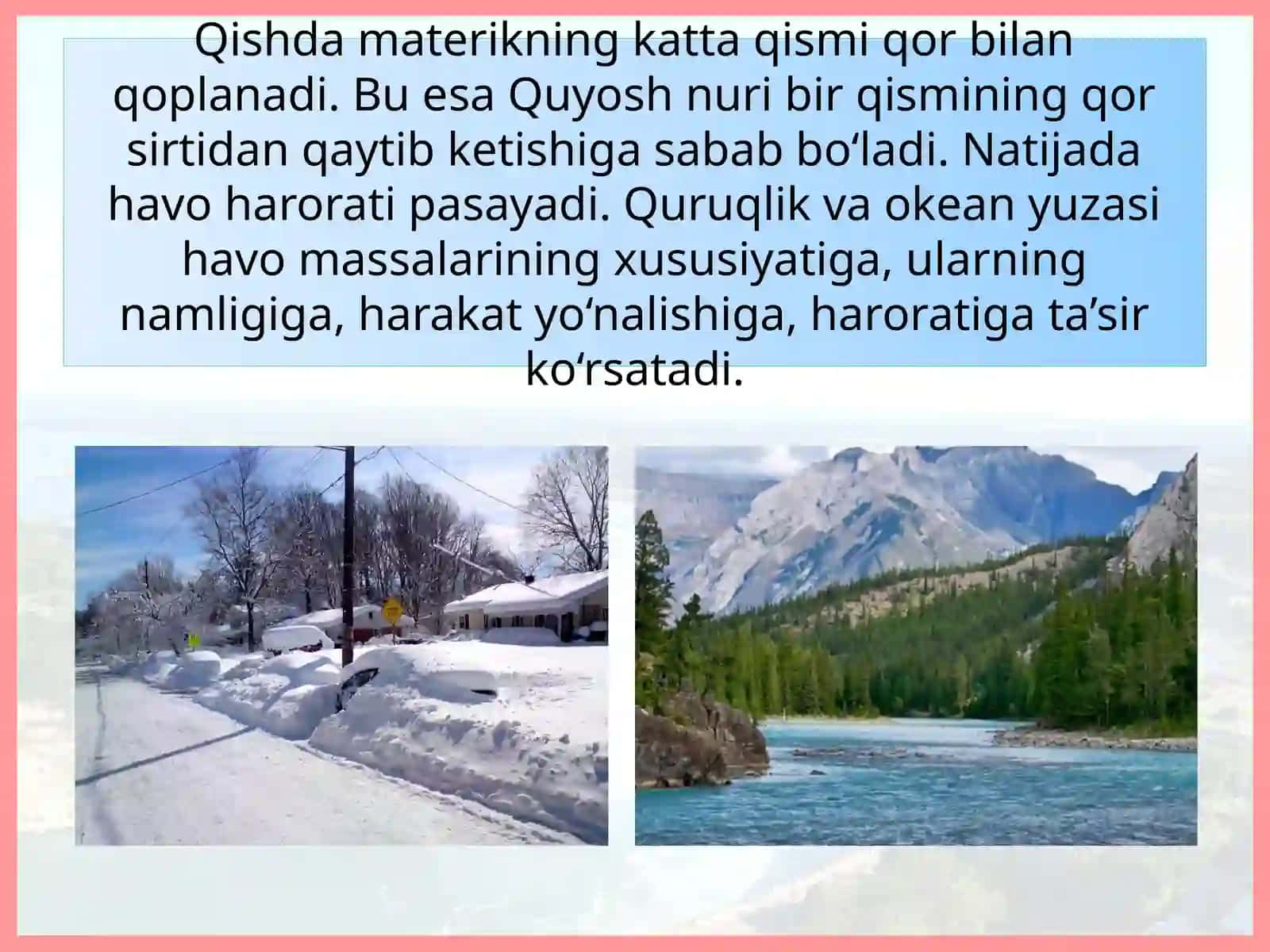 Shimoliy Amerika iqlimi va ichki suvlari 4