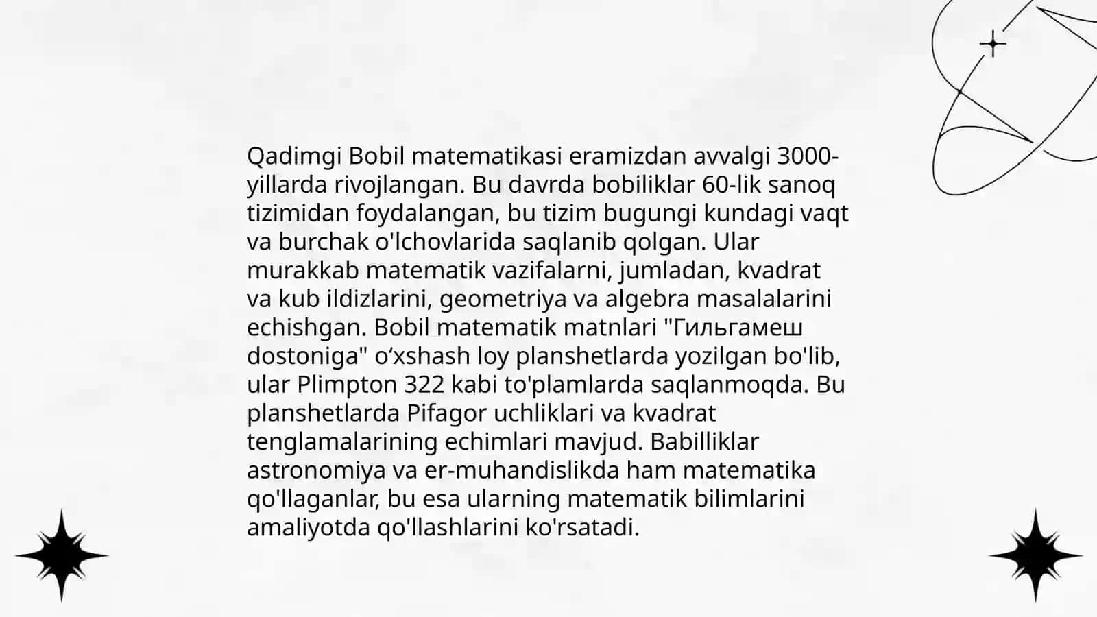 Matematikaning rivojlanish tarixi 4