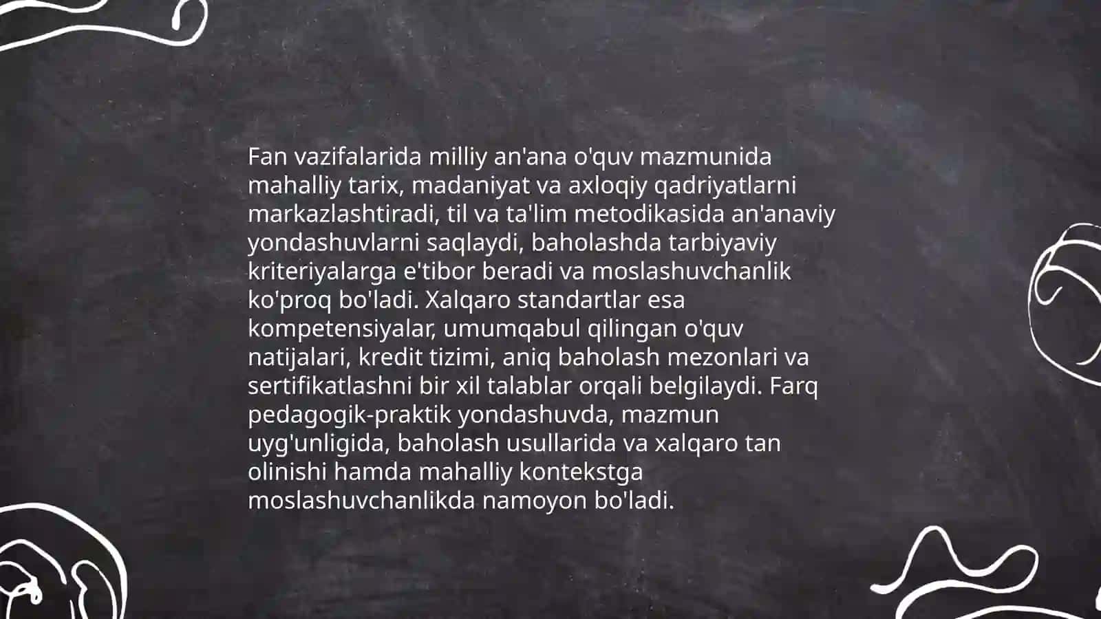 Fanning maqsad va vazifalari asosida milliy va xorijiy tajribani qiyoslash by Erdonova Robiya 4