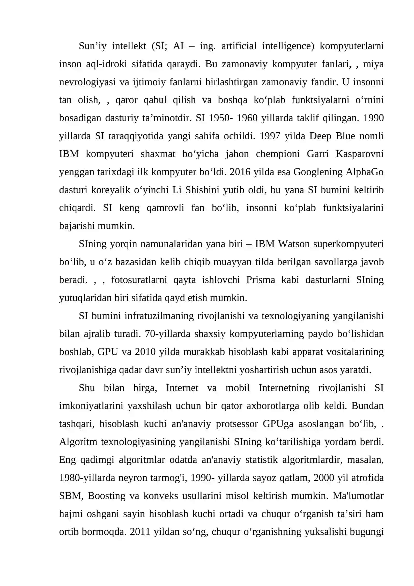 Sun’iy intellekt rivojlanishining xatarlari 4