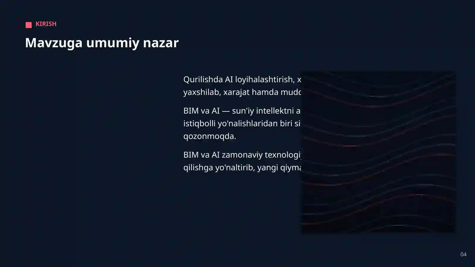 AI QURILISH SOHASIDA 4