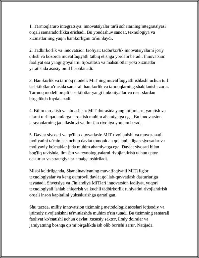 MILLIY INNOVATSION TIZIM SHAKLLANISHIGA METODOLOGIK YONDASHUVLAR 4