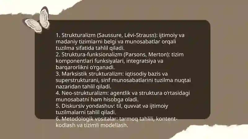 Tizimli va Strukturaviy Tahlil 4