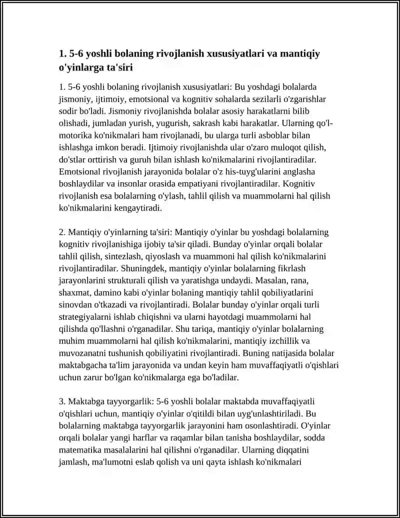 5_6 YOSHLI BOLANING OʻZIGA XOSLIKLARI MANTIQIY FIKRLASHGA OʻRGATADIGAN OʻYINLAR 4