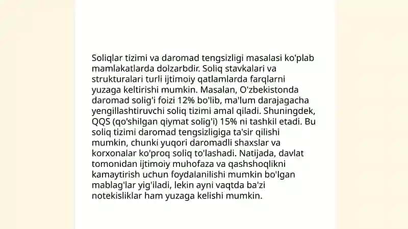 Bozor iqtisodiyoti sharoitida daromadlar tengsizligi 4