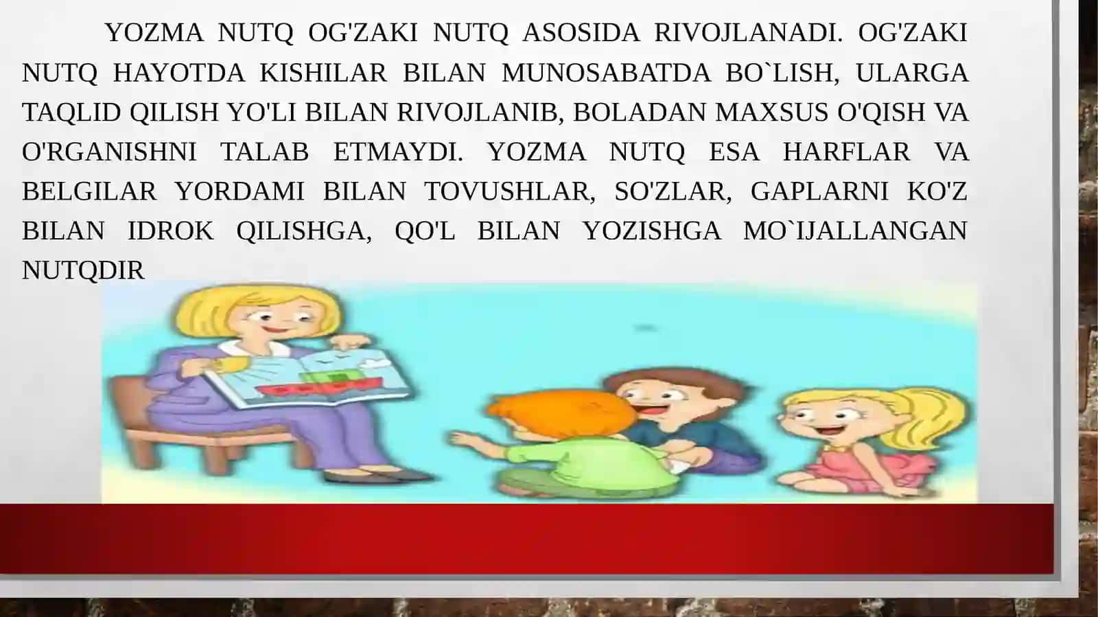 Ёзма нутқ бузилишларини бартараф этиш йўллари 4