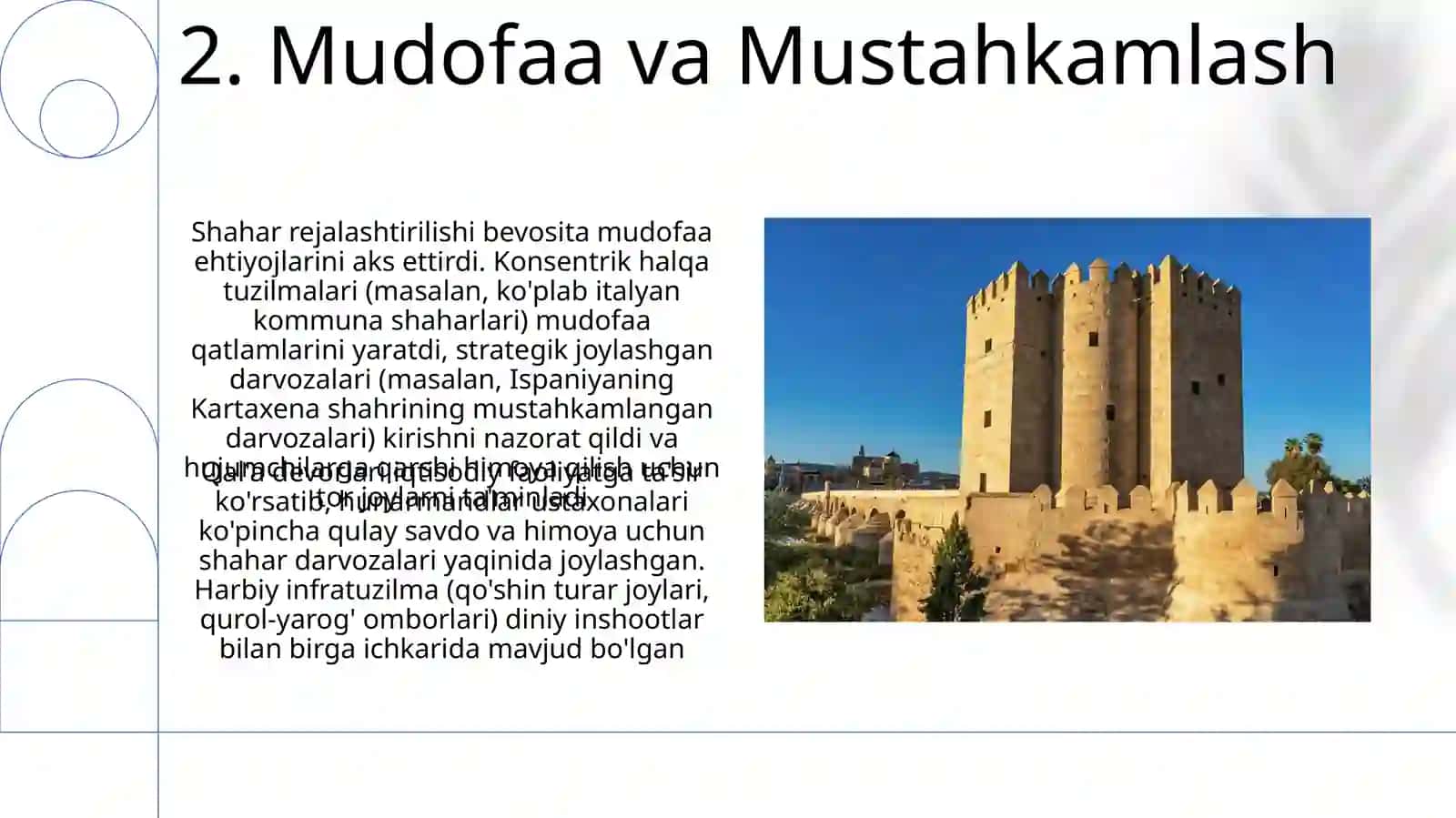 CHoch va Iloq ilk o‘rta asrlar shaharlarining rivojlanishi vazifalari 4