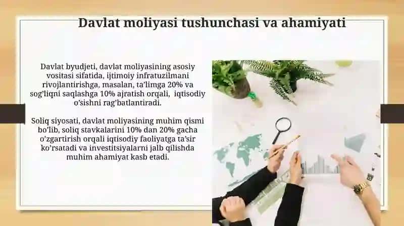 Davlat moliyasi va uning iqtisodiyotni rivojlantirishdagi o‘rni 4